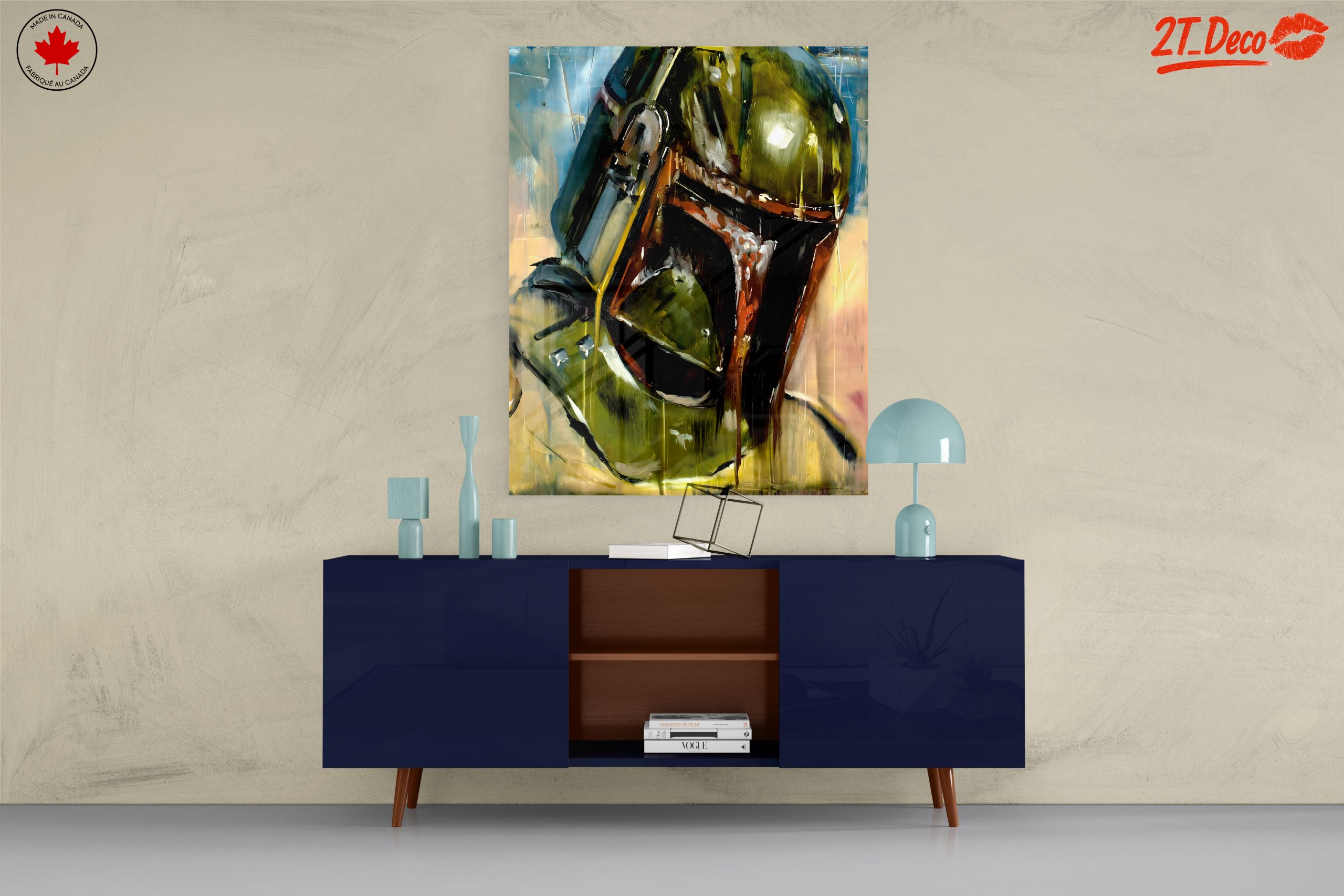 Stylized Artwork of Iconic Character in Bold Colors - Image 8