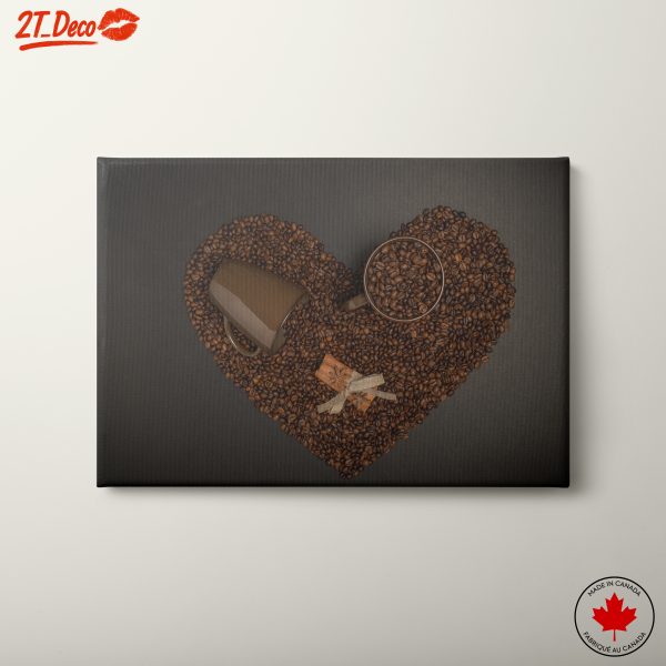 Coffee Love: Heart-Shaped Art