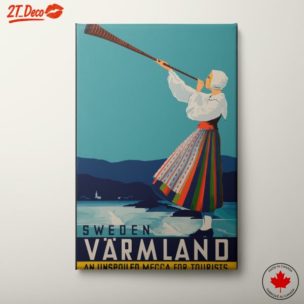 Värmland Sweden Travel Poster