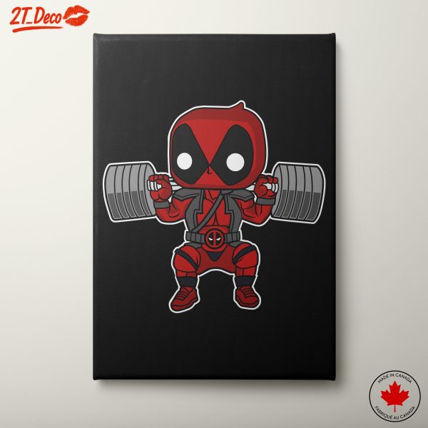 Cute Cartoon Fitness Character Art