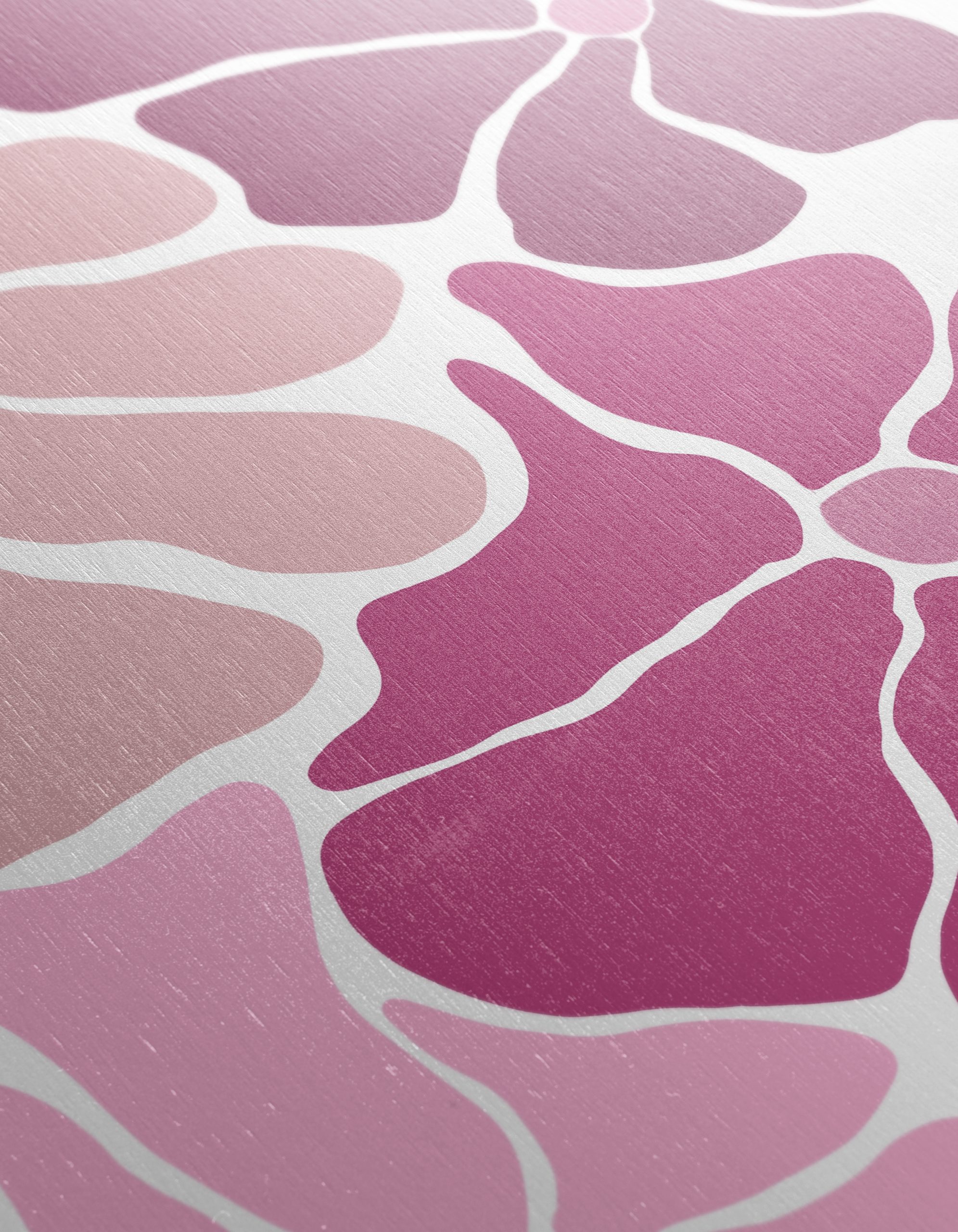 Vibrant Floral Artwork in Pink Tones - Image 12