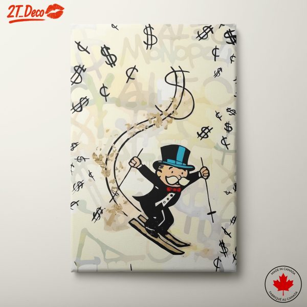 Monopoly Inspired Art Featuring a Wealthy Character