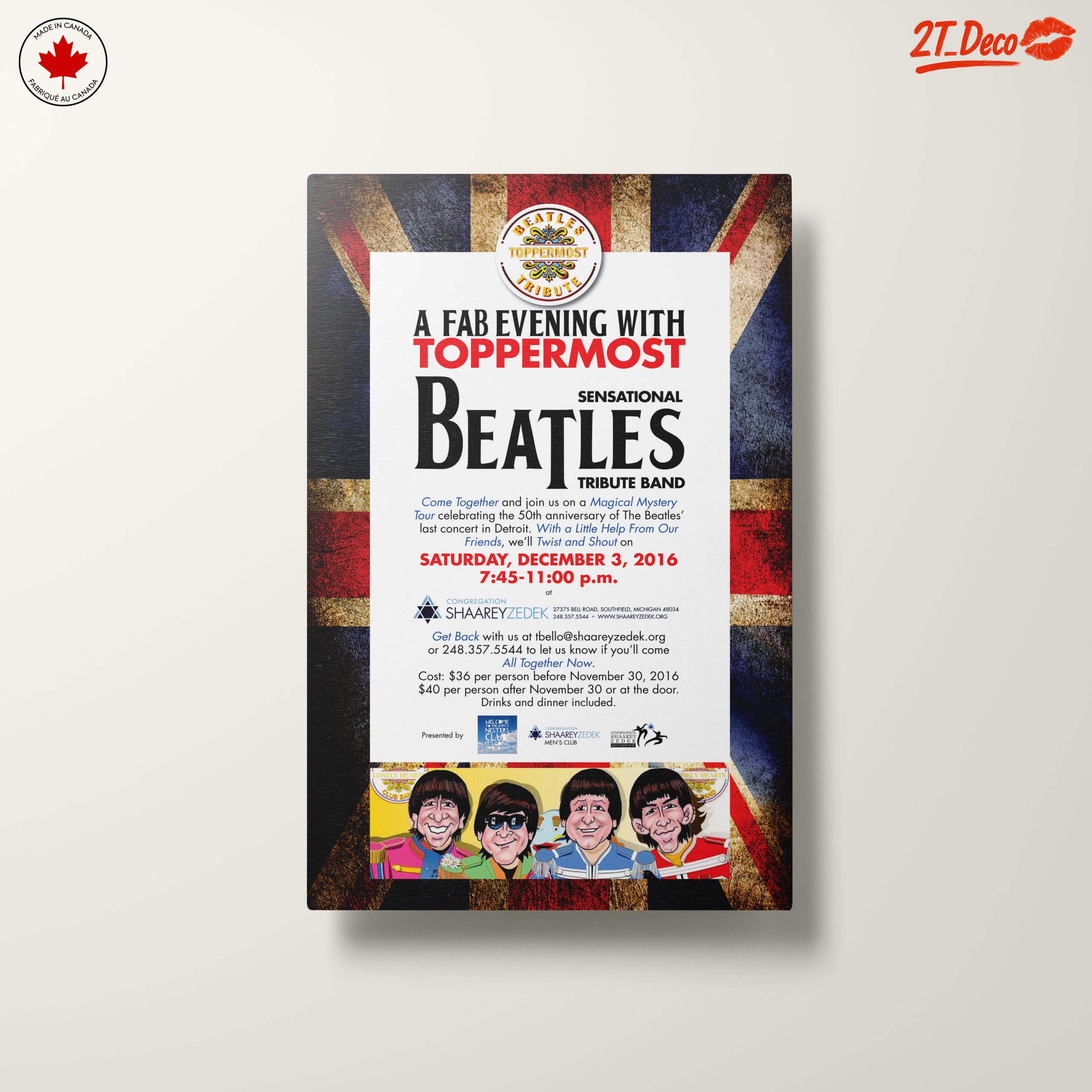The Beatles Tribute Evening Artwork - Image 10