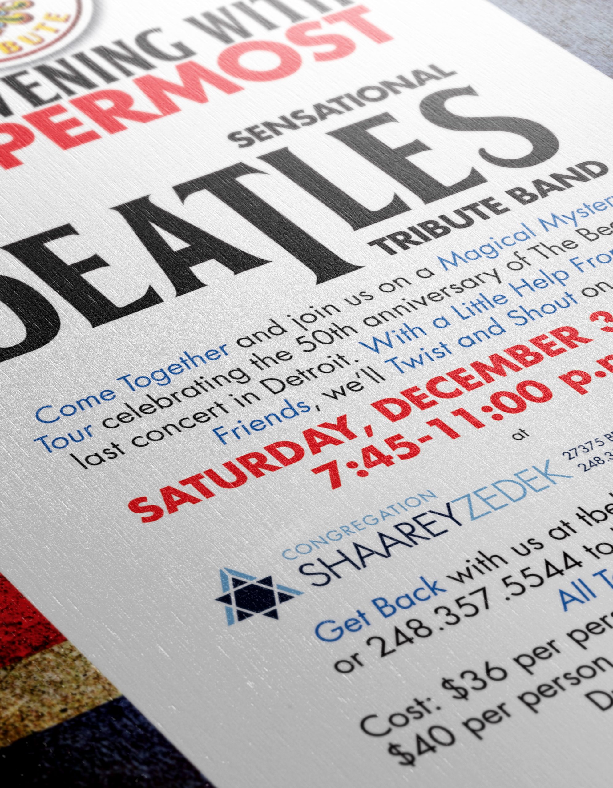 The Beatles Tribute Evening Artwork - Image 12
