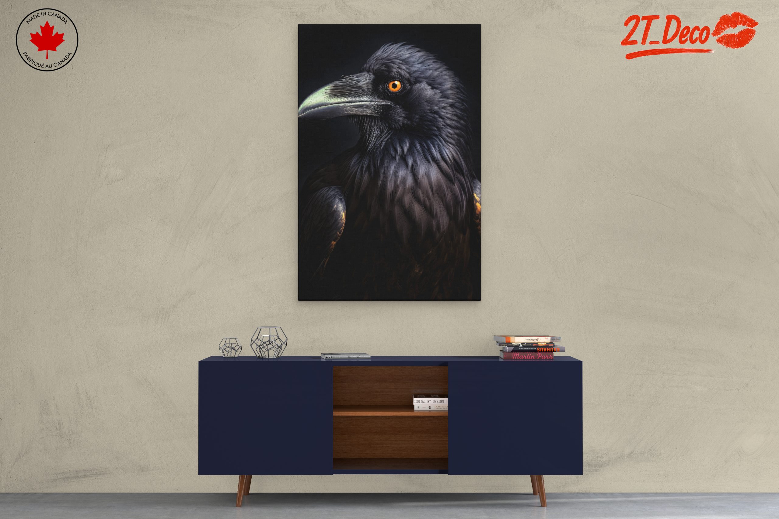 Majestic Raven Wall Art - Image 3