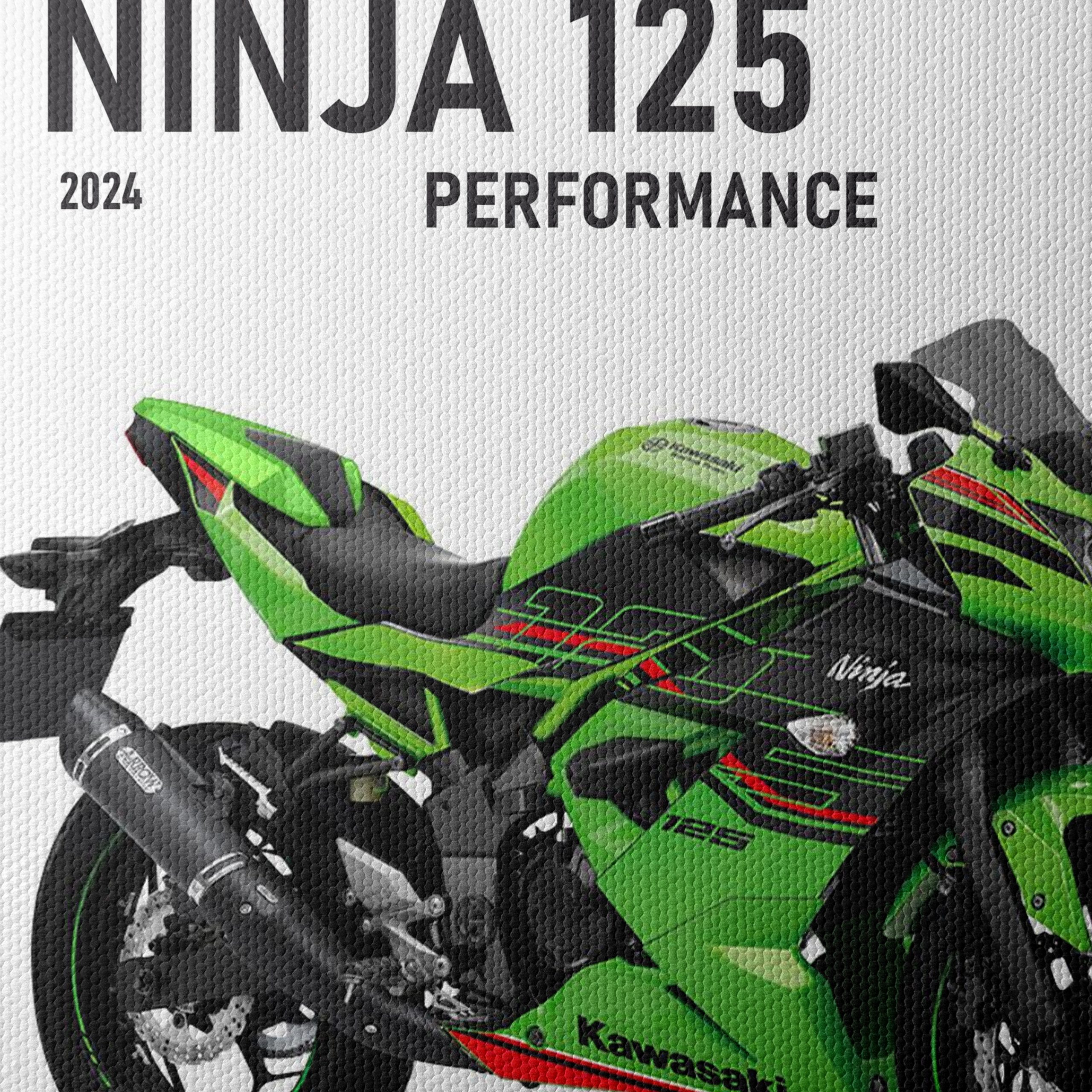 Kawasaki Ninja 125 Performance Poster - Image 4
