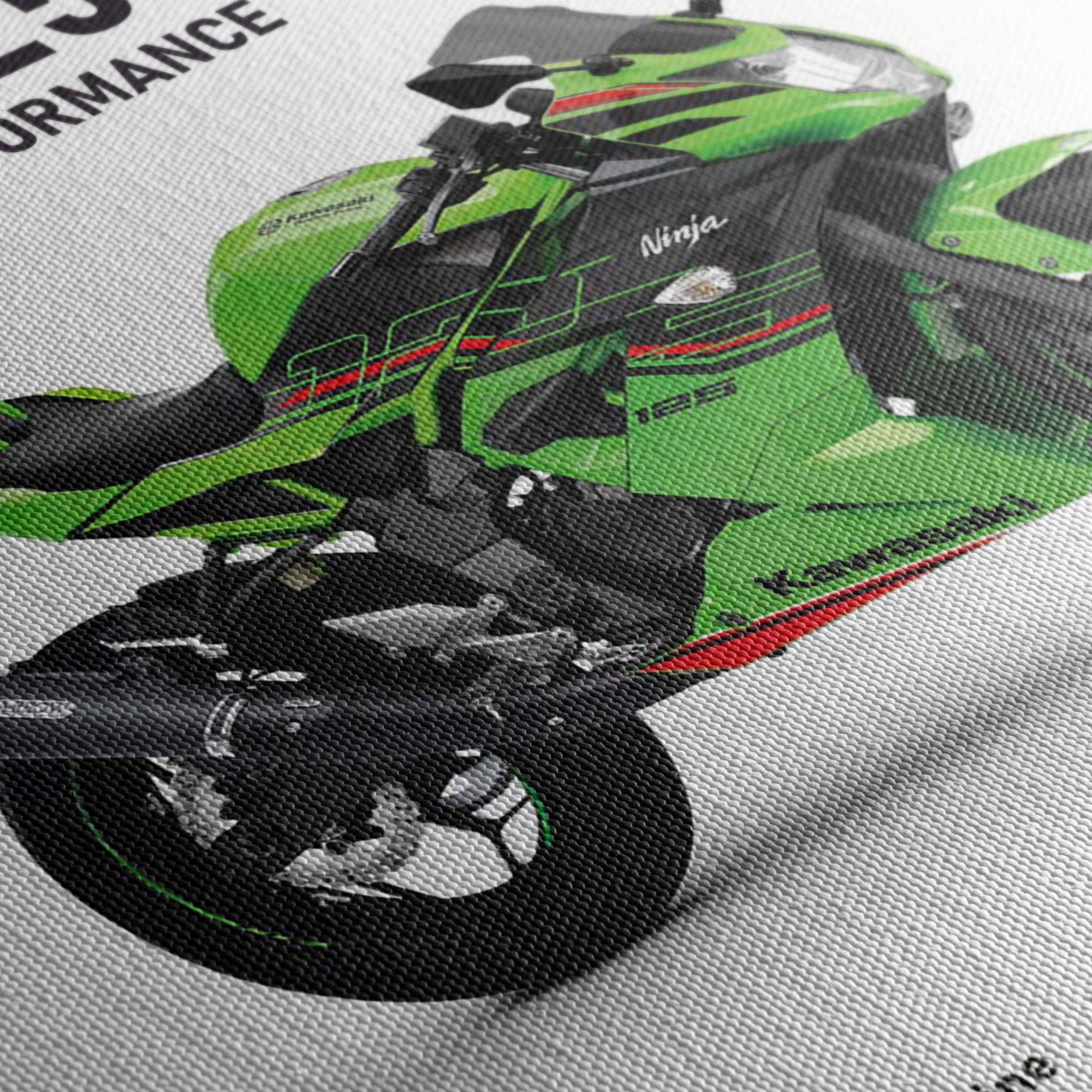 Kawasaki Ninja 125 Performance Poster - Image 5