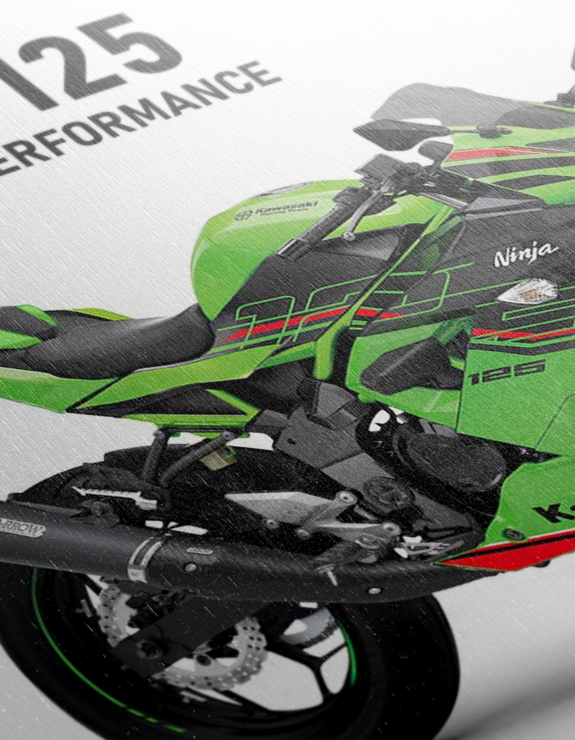 Kawasaki Ninja 125 Performance Poster - Image 12