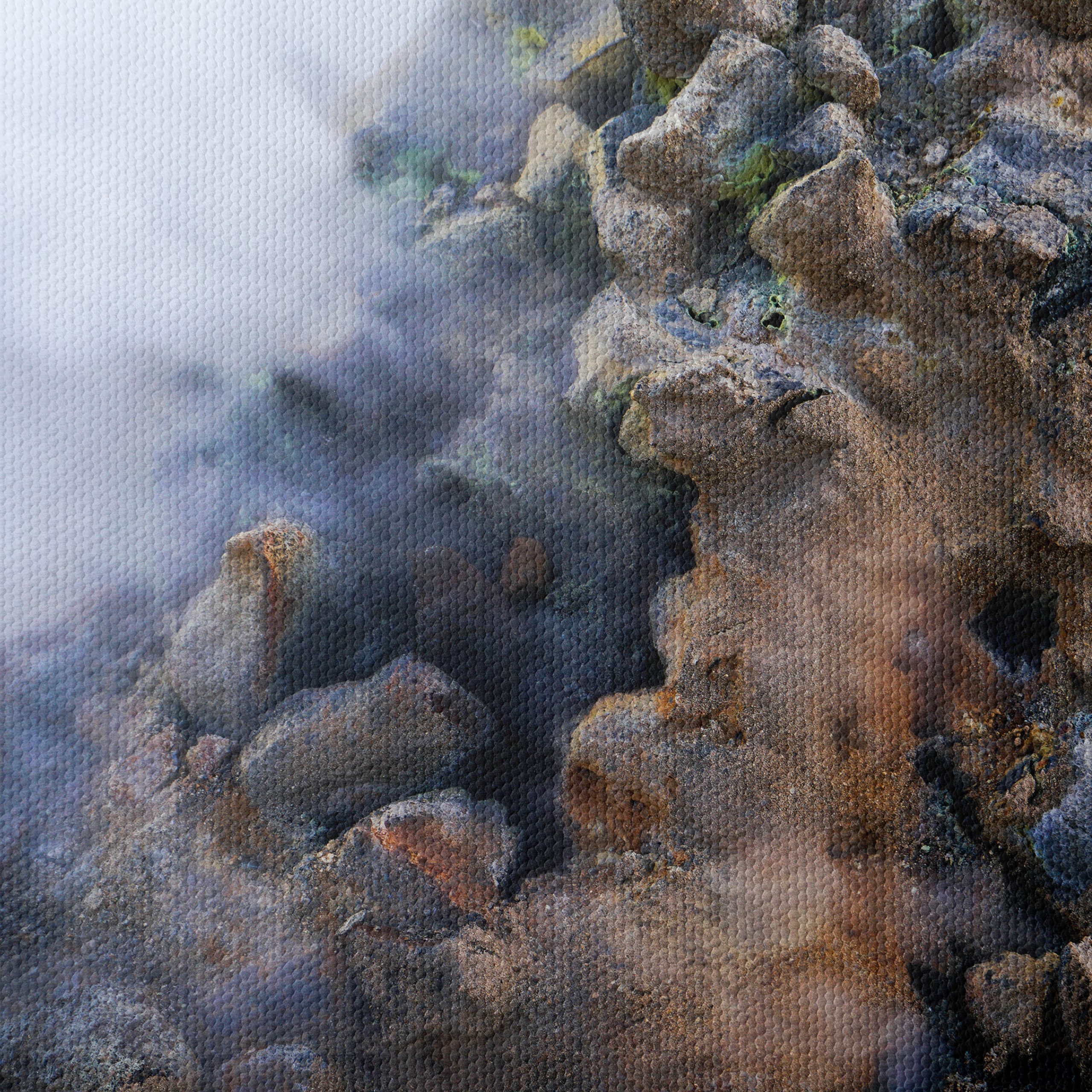 Steam Rising from Geothermal Rock Formation - Image 4