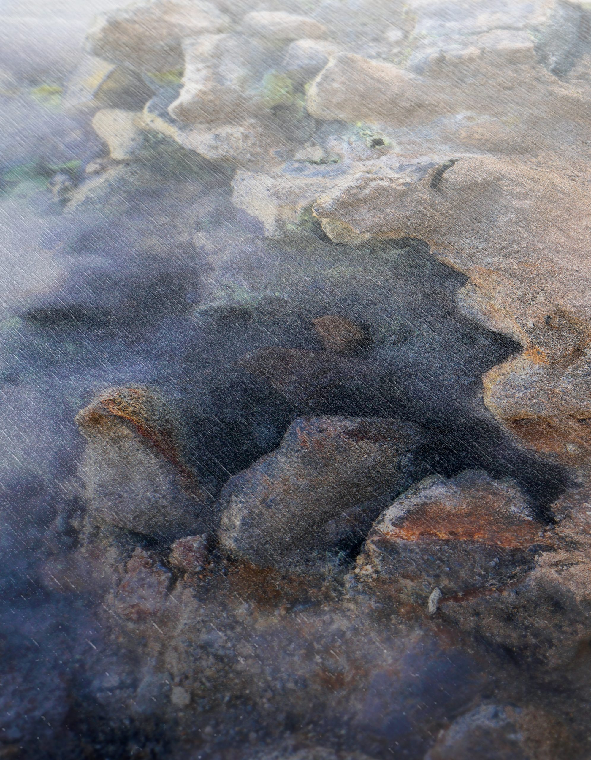 Steam Rising from Geothermal Rock Formation - Image 12