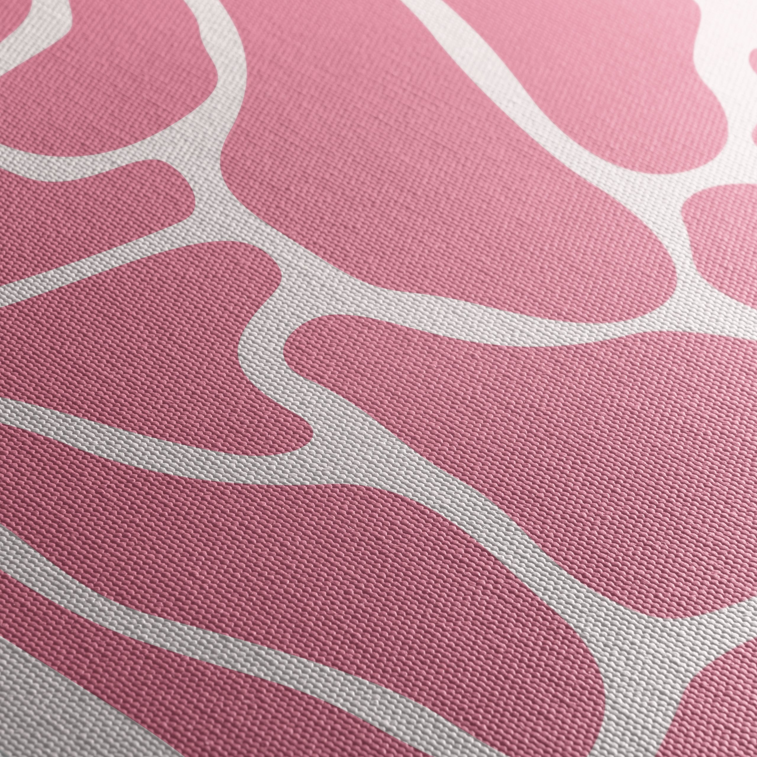 Vibrant Abstract Design in Soft Pink - Image 5