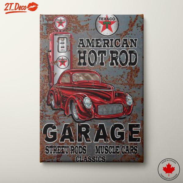 American Hot Rod Vintage Wall Art