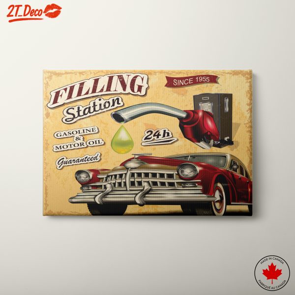 Filling Station Vintage Gas Pump Art