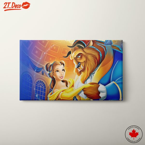 Disney Belle and Beast Dance Art