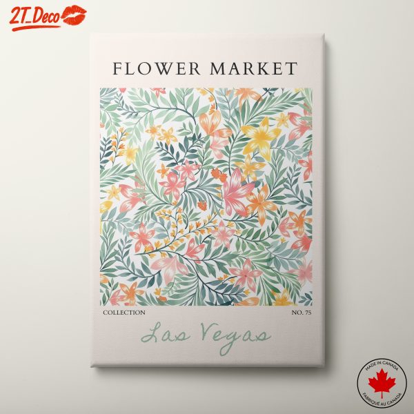 Vibrant Floral Design for Flower Market