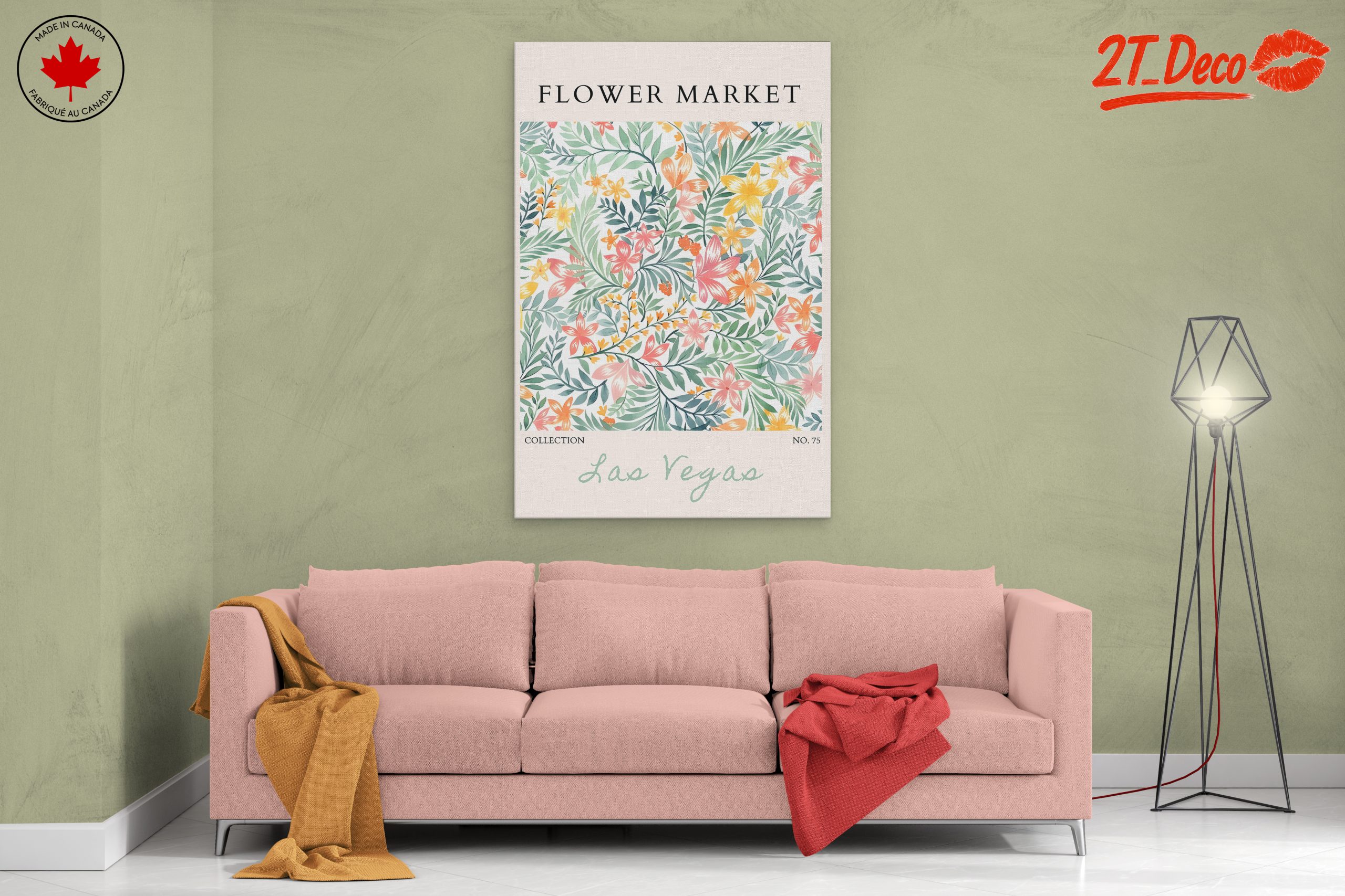 Vibrant Floral Design for Flower Market - Image 2