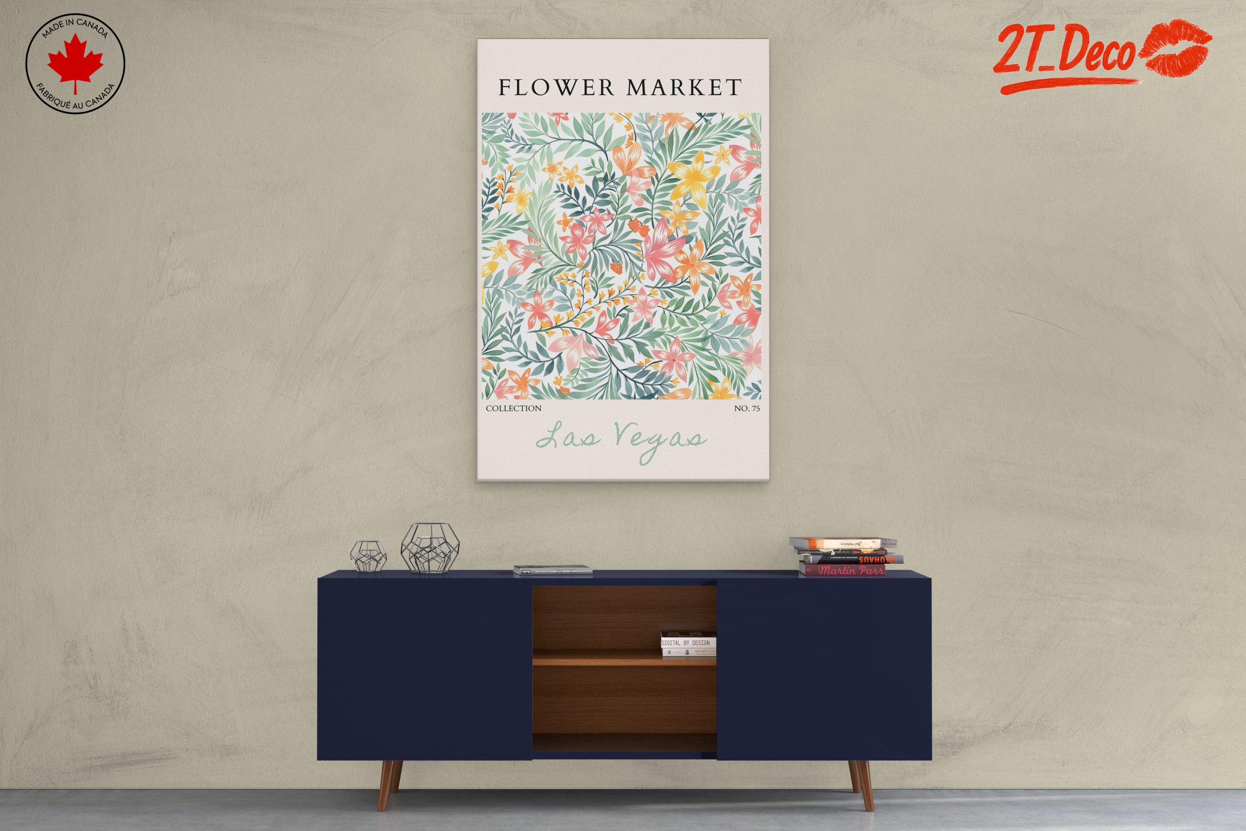 Vibrant Floral Design for Flower Market - Image 3