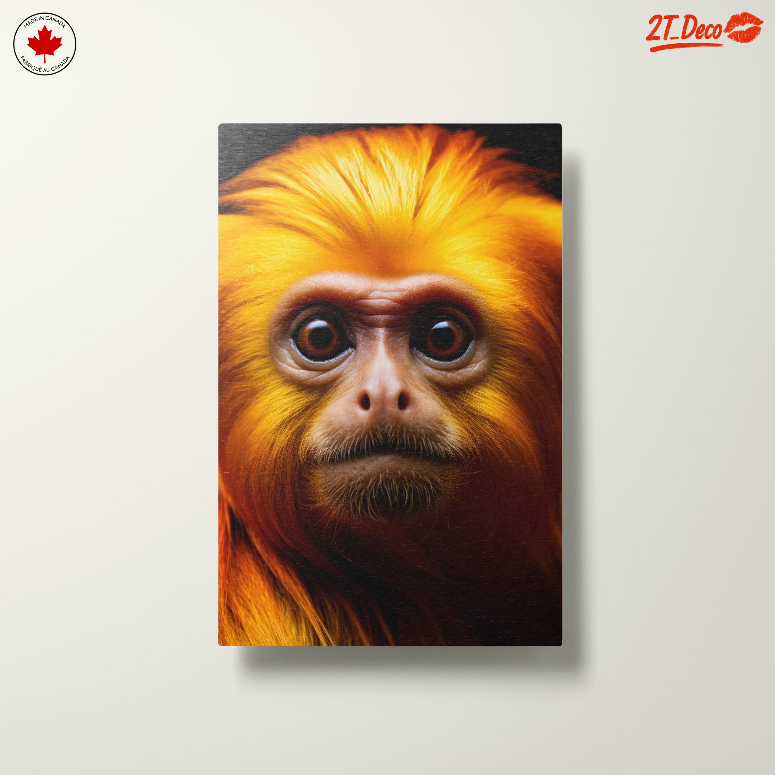 Vibrant Monkey Portrait Wall Art - Image 10