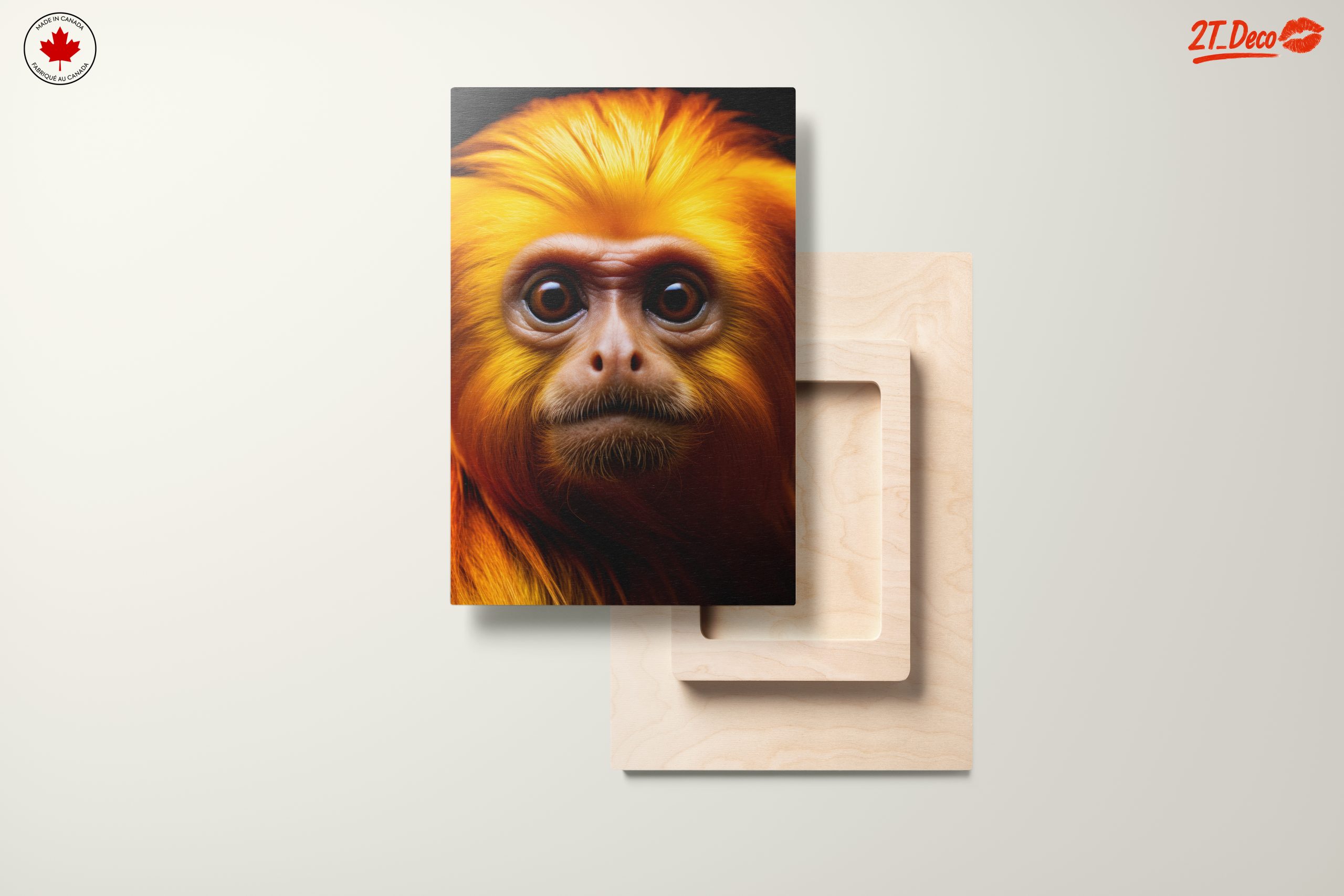 Vibrant Monkey Portrait Wall Art - Image 11