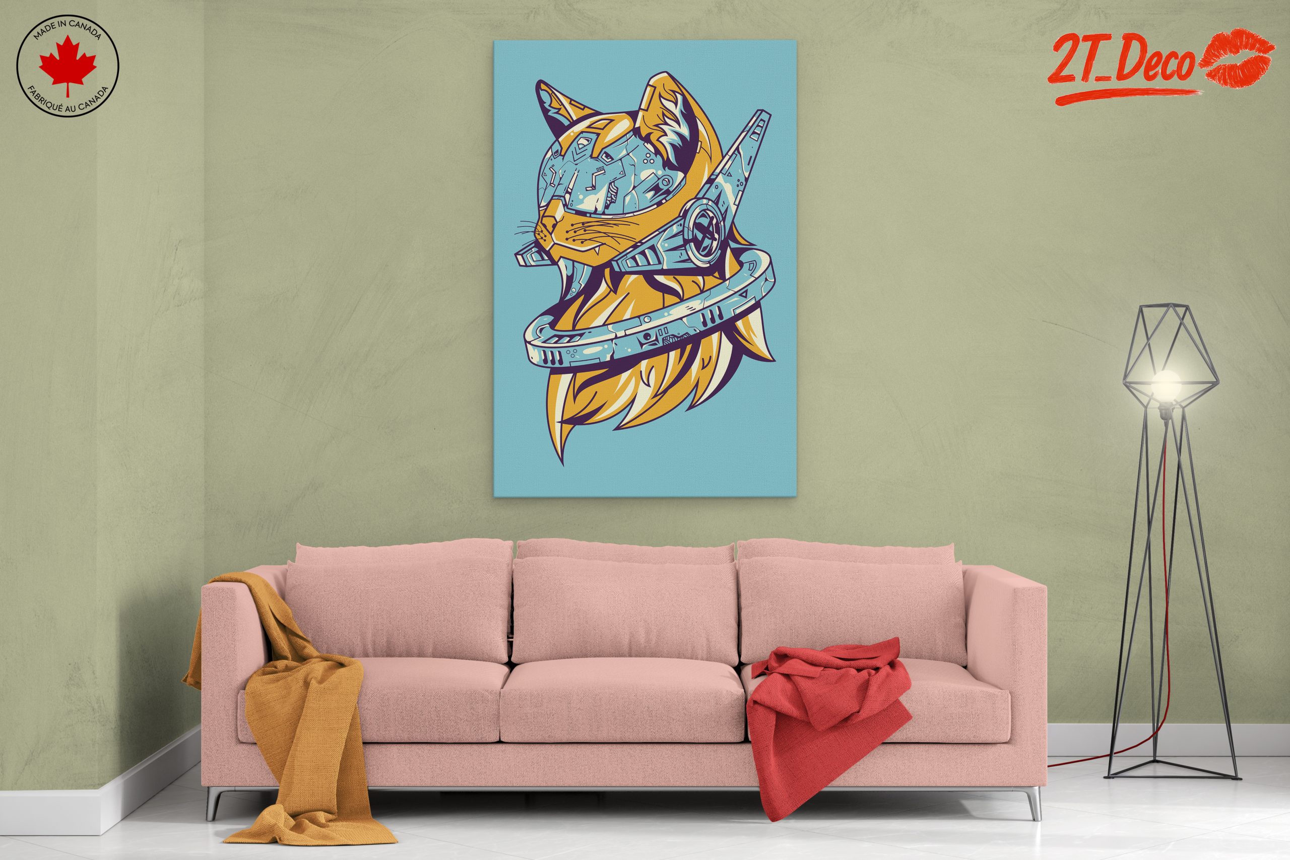 Futuristic Cat Illustration - Image 2