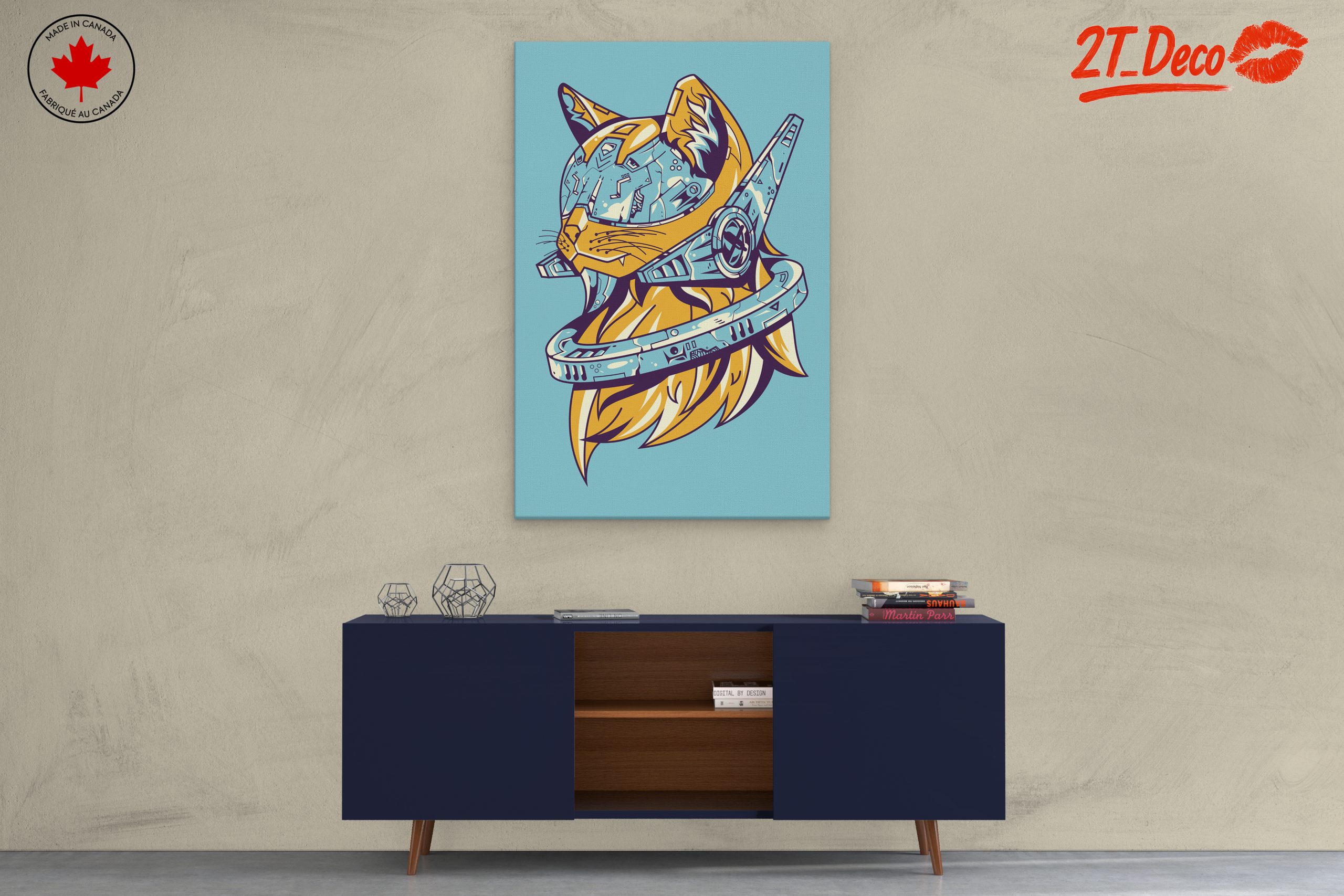 Futuristic Cat Illustration - Image 3
