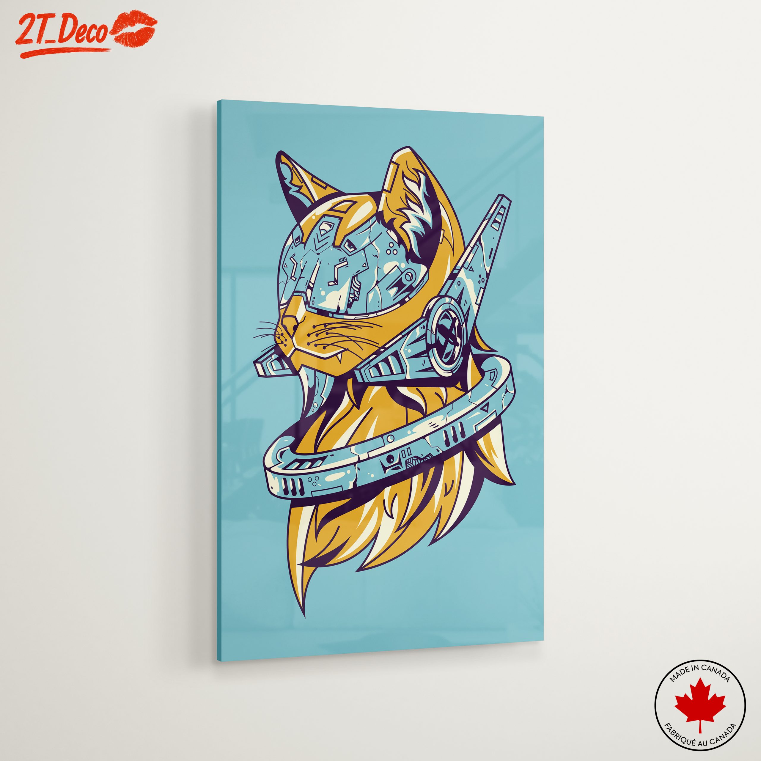 Futuristic Cat Illustration - Image 6