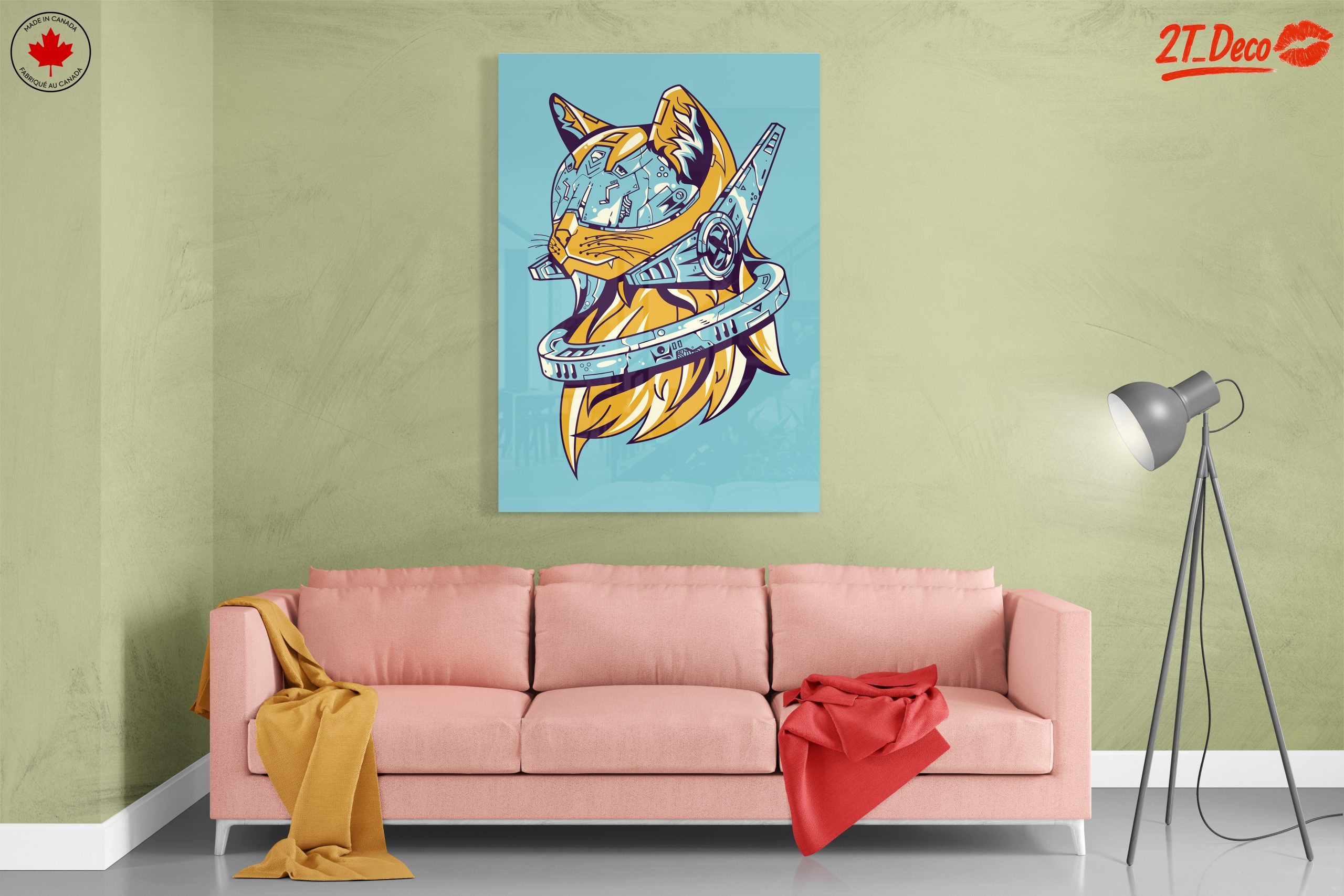 Futuristic Cat Illustration - Image 7