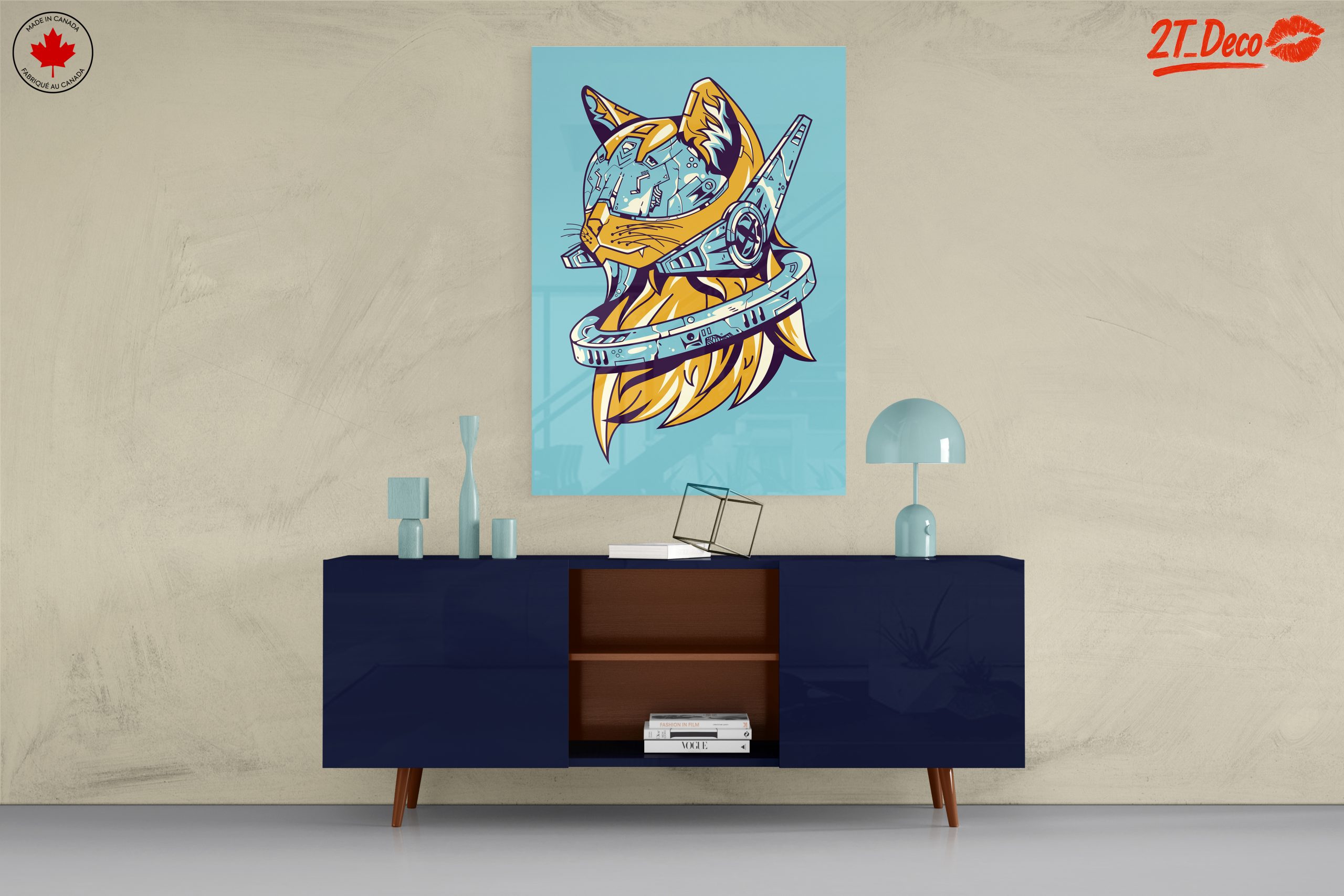 Futuristic Cat Illustration - Image 8