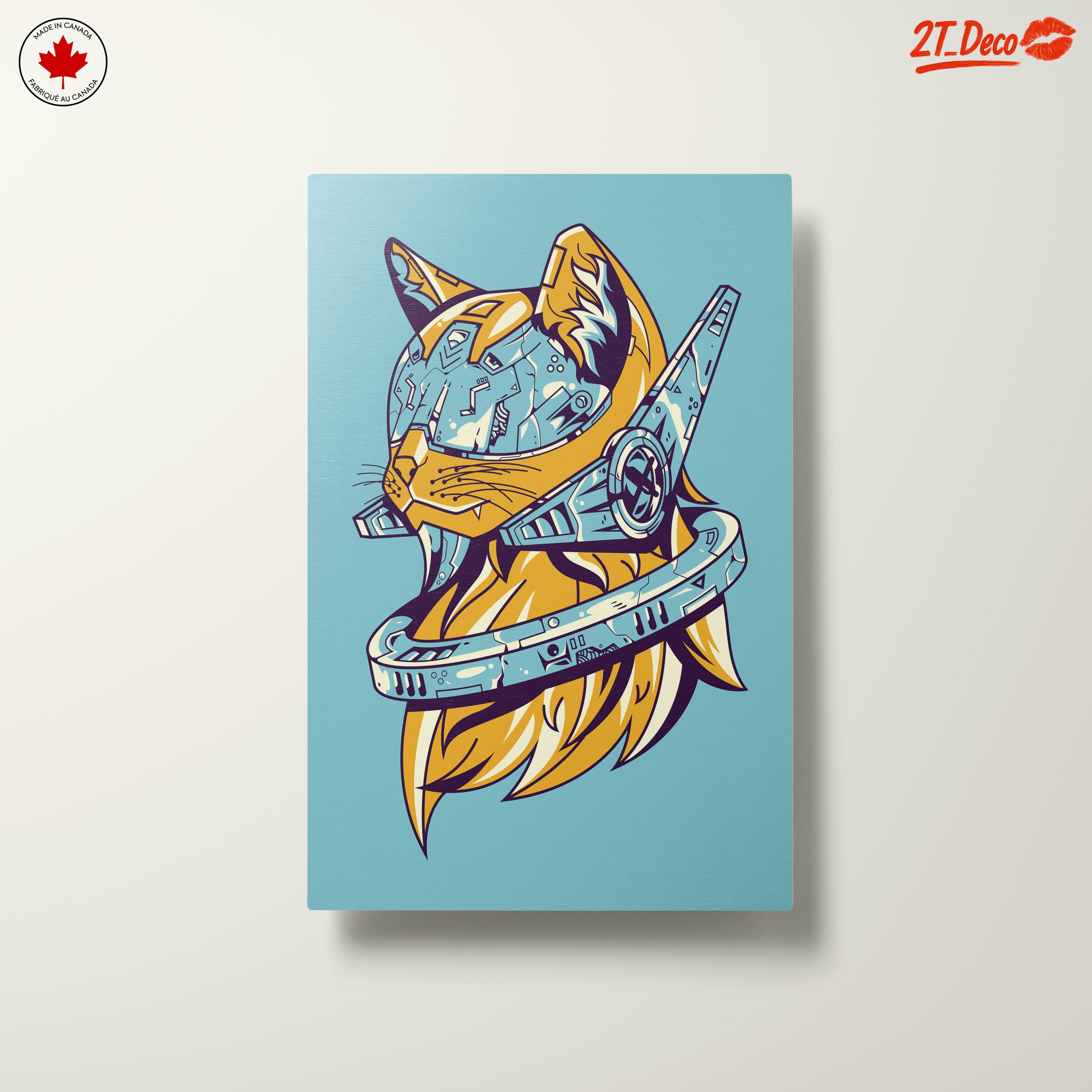 Futuristic Cat Illustration - Image 10