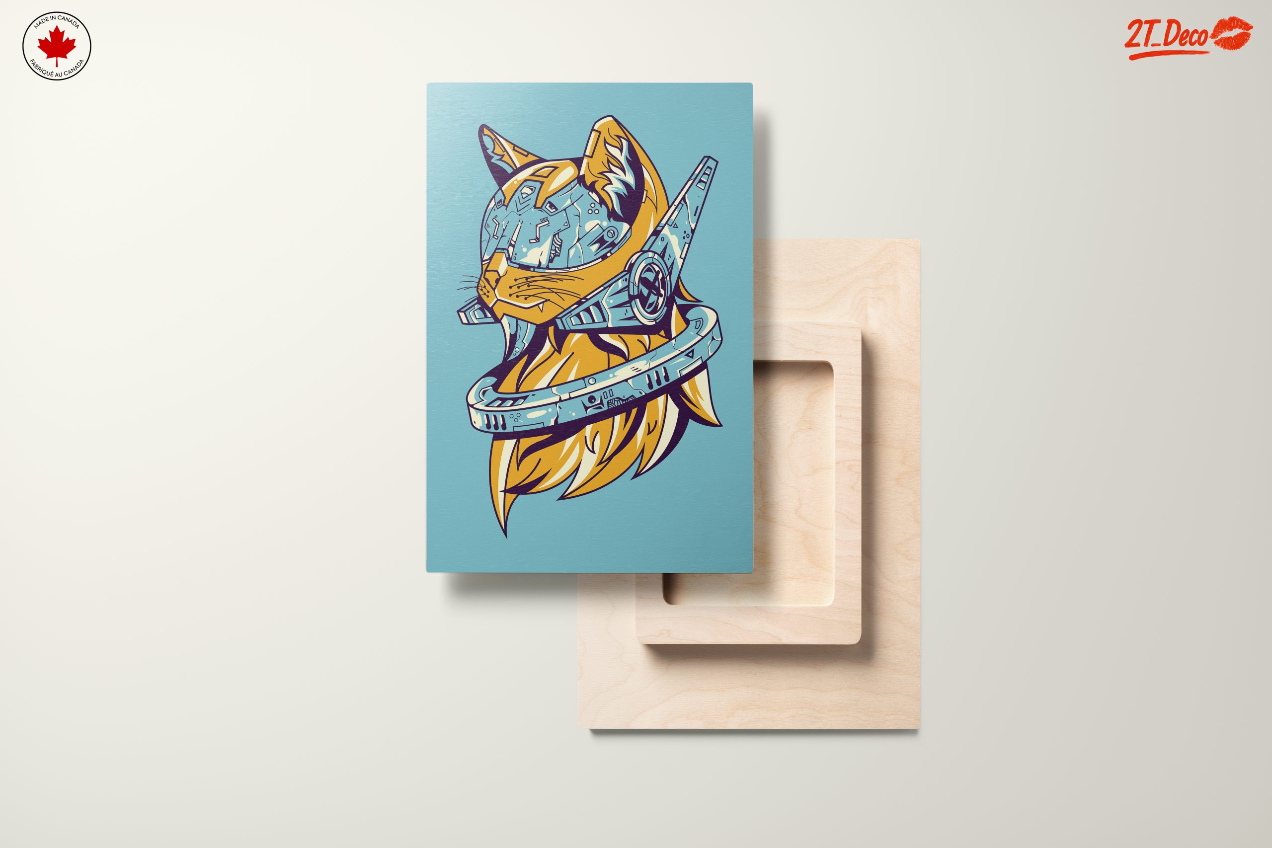 Futuristic Cat Illustration - Image 11