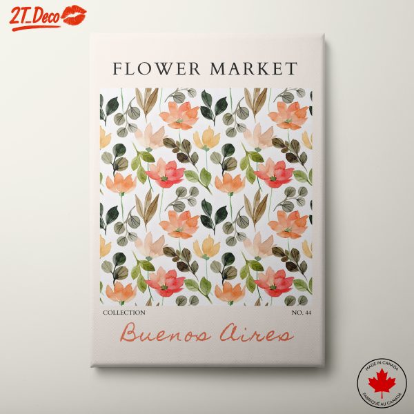 Flower Market Buenos Aires Art