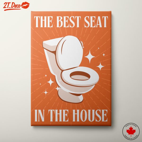 Humorous Toilet Art for Bathroom Decor