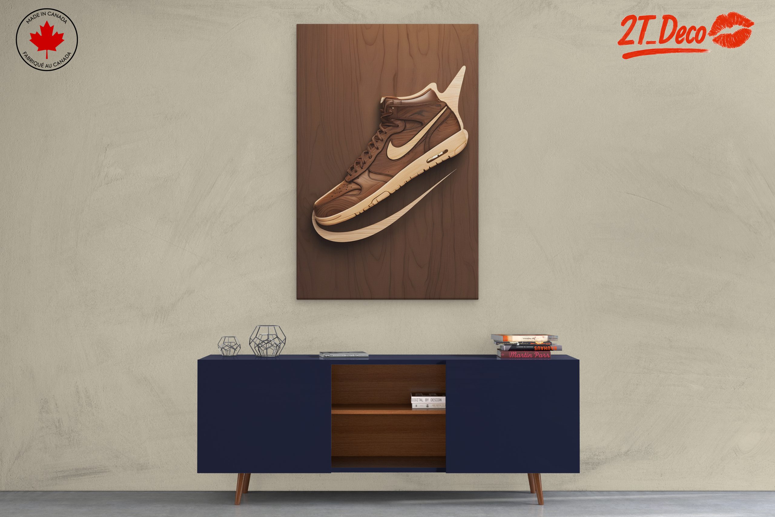 Stylish Nike Sneaker Art for Your Space - Image 3