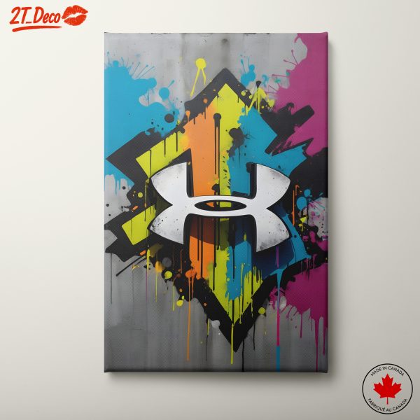 Colorful Nike Logo Wall Art