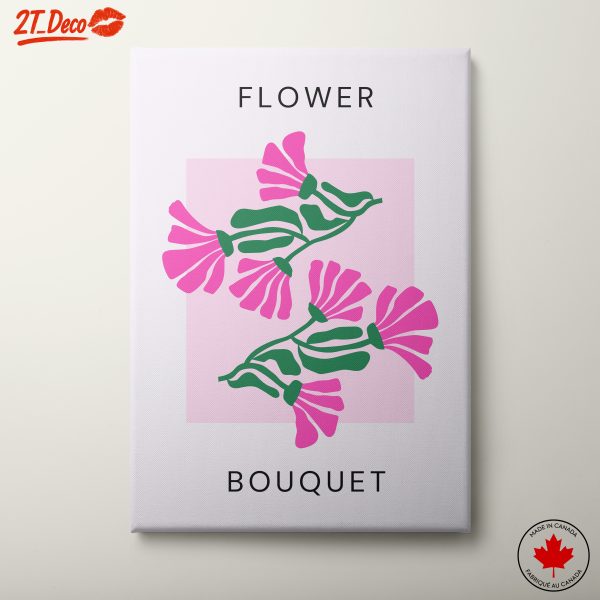 Colorful Abstract Floral Bouquet Art