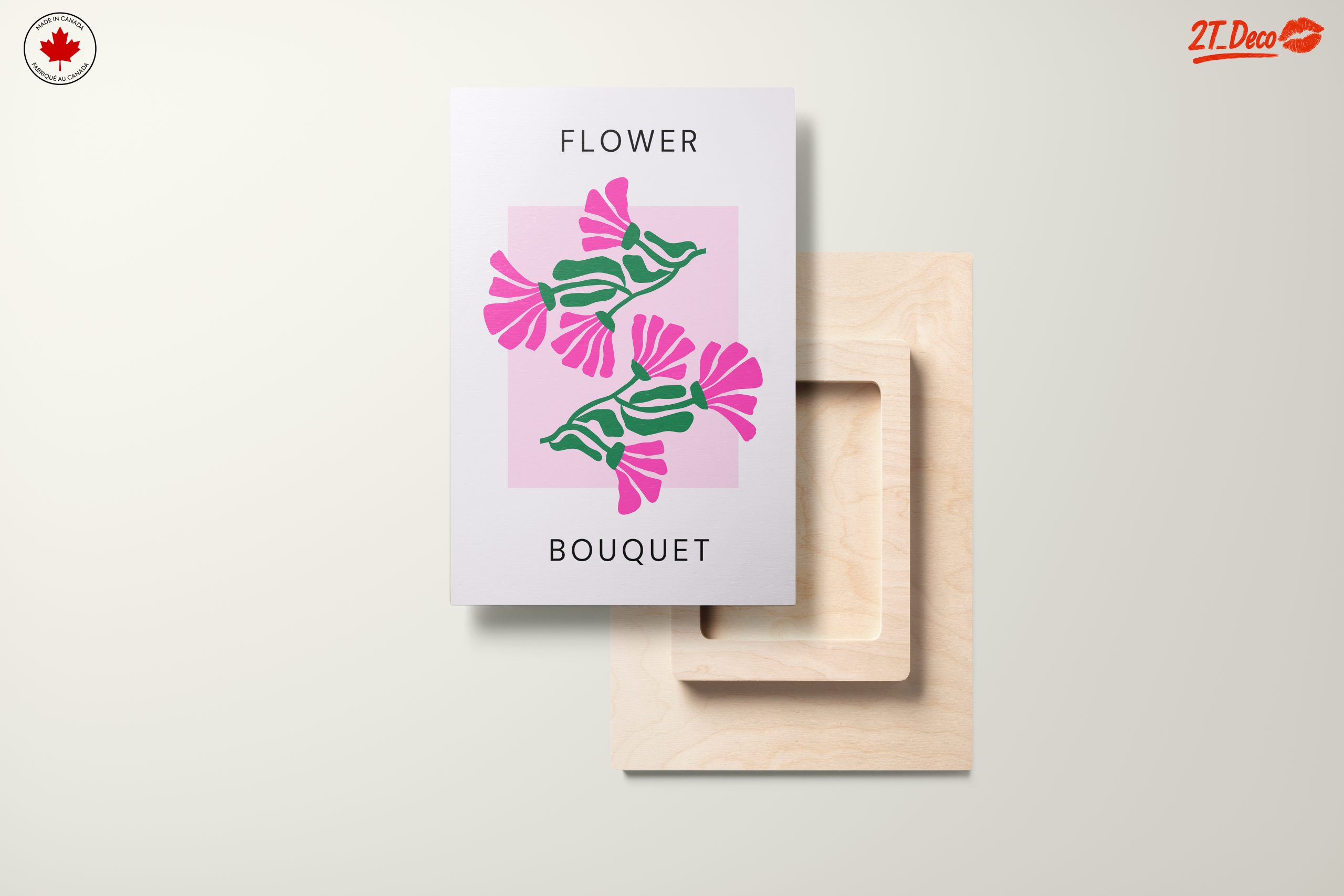 Colorful Abstract Floral Bouquet Art - Image 11