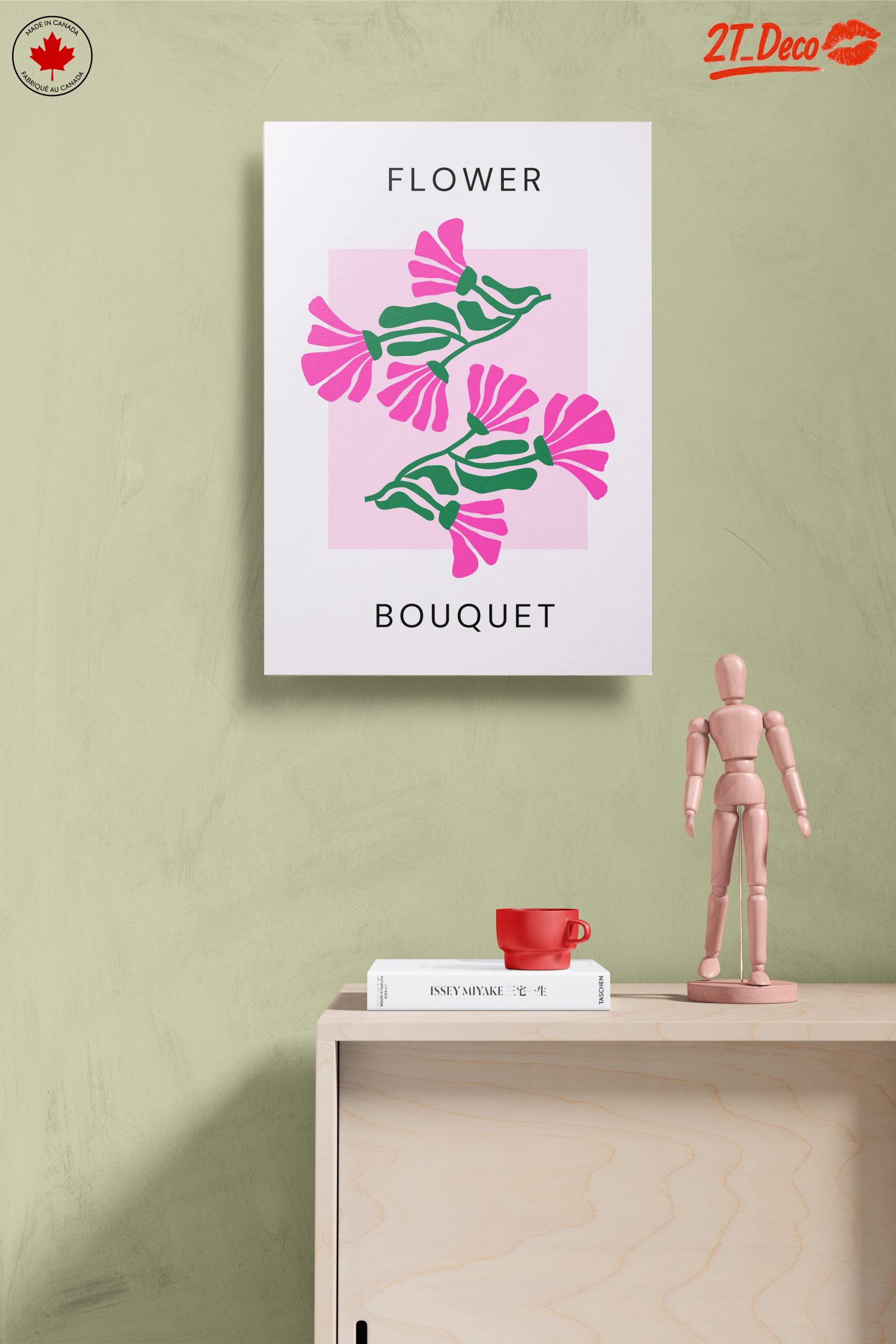 Colorful Abstract Floral Bouquet Art - Image 14