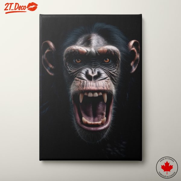 Expressive Chimpanzee Wall Art