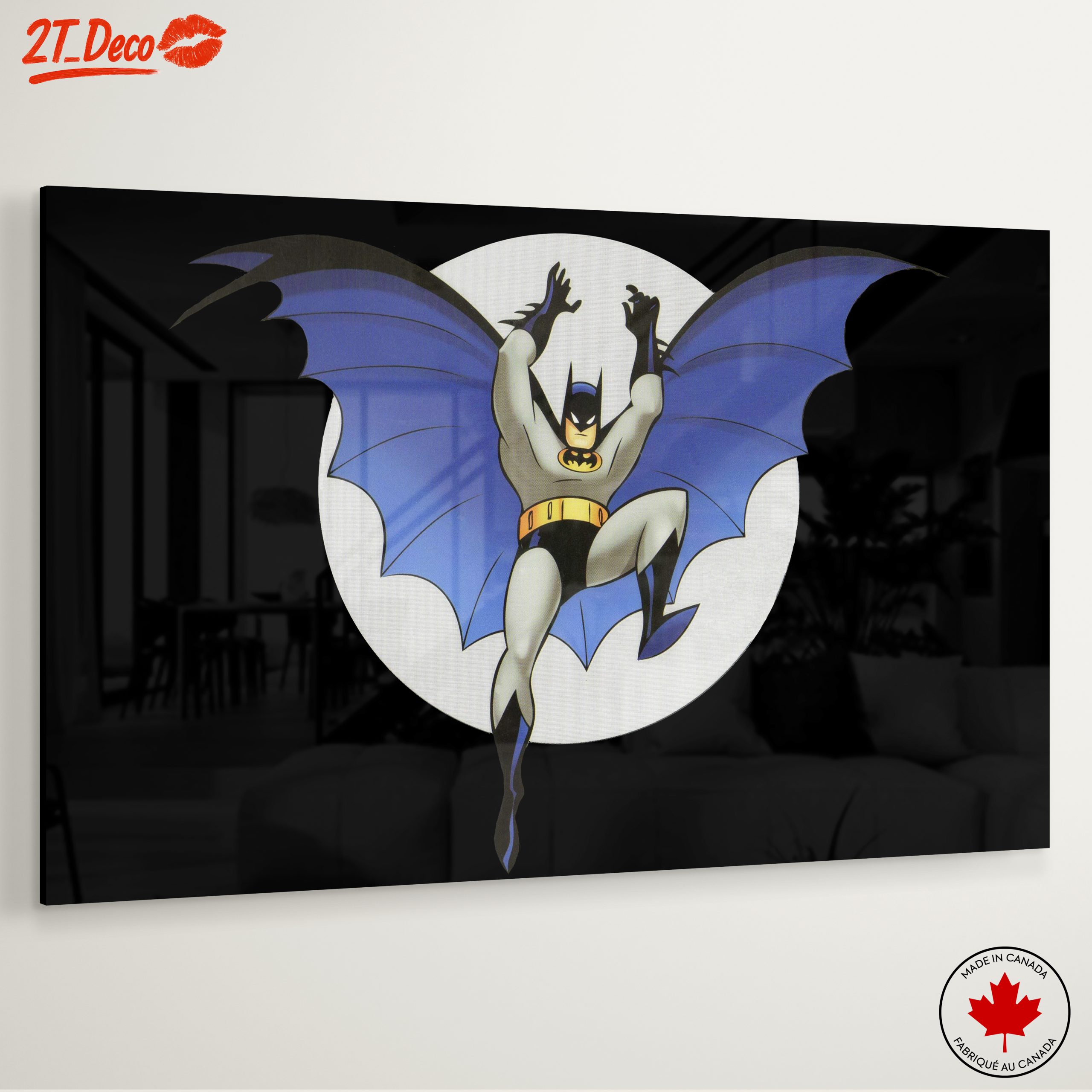 Batman in Action Against the Moon - Image 6