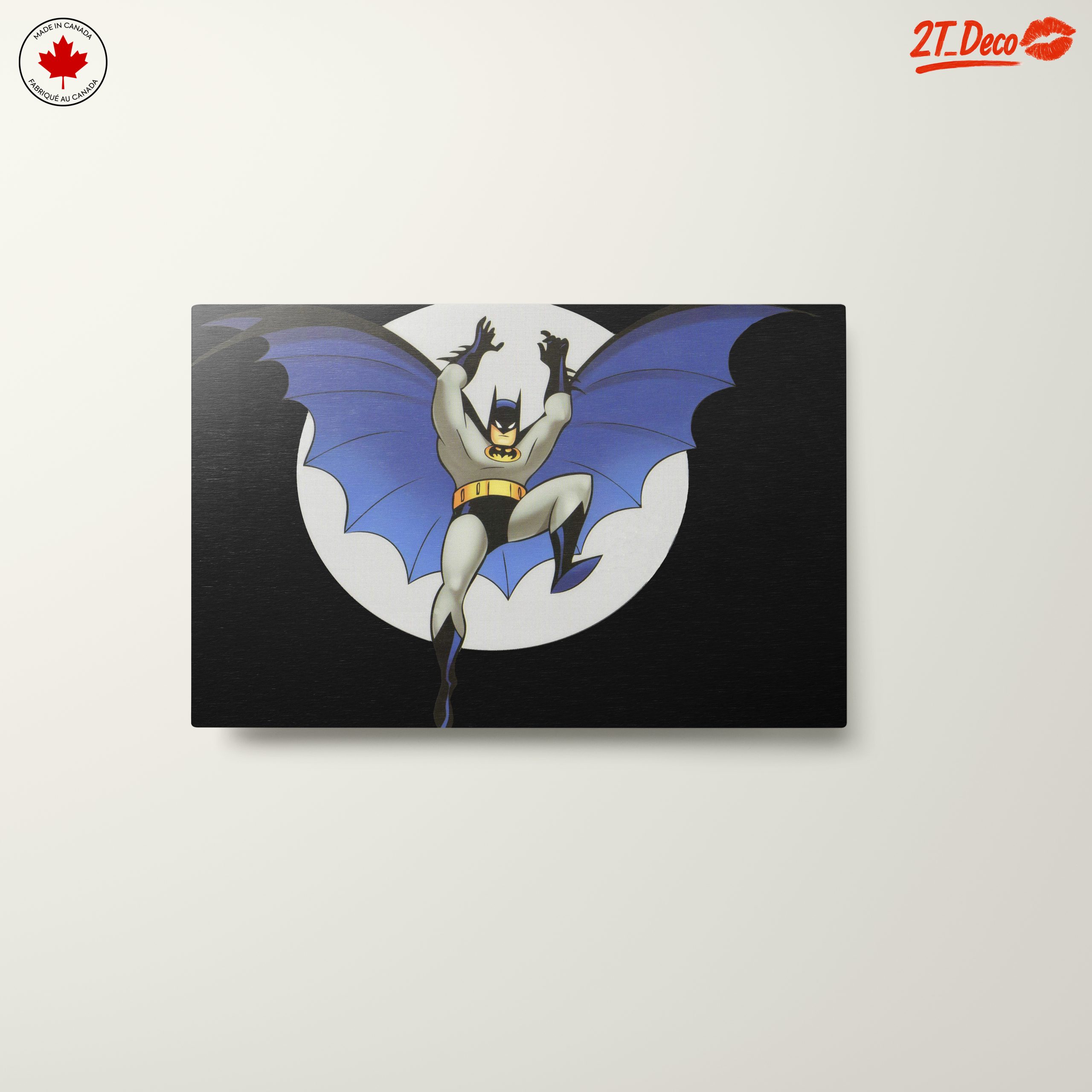 Batman in Action Against the Moon - Image 10