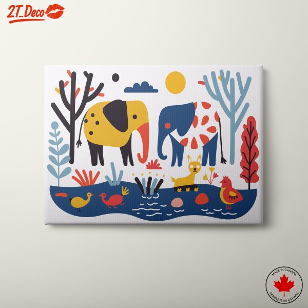 Playful Whimsical Animal Artwork