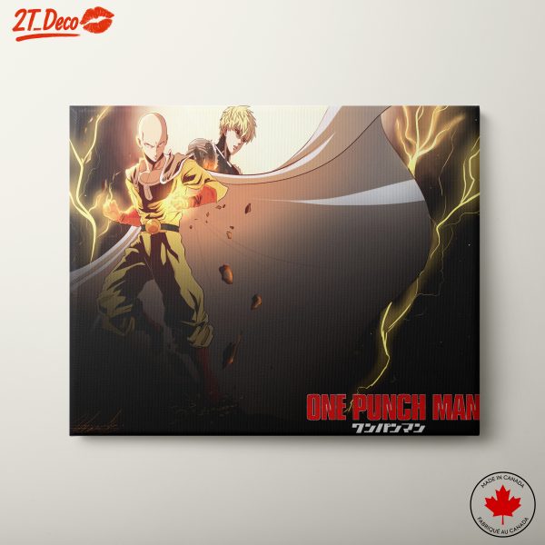 One Punch Man Dynamic Action Art
