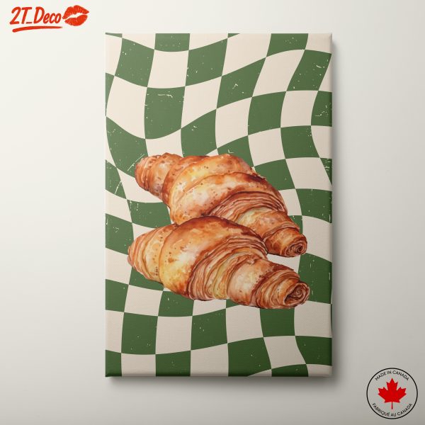 Delicious Abstract Croissant Artwork