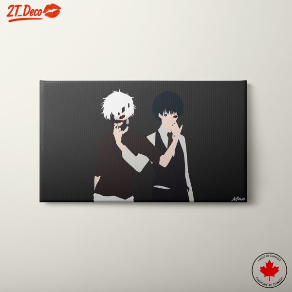 Tokyo Ghoul Character Art with Distinctive Styles