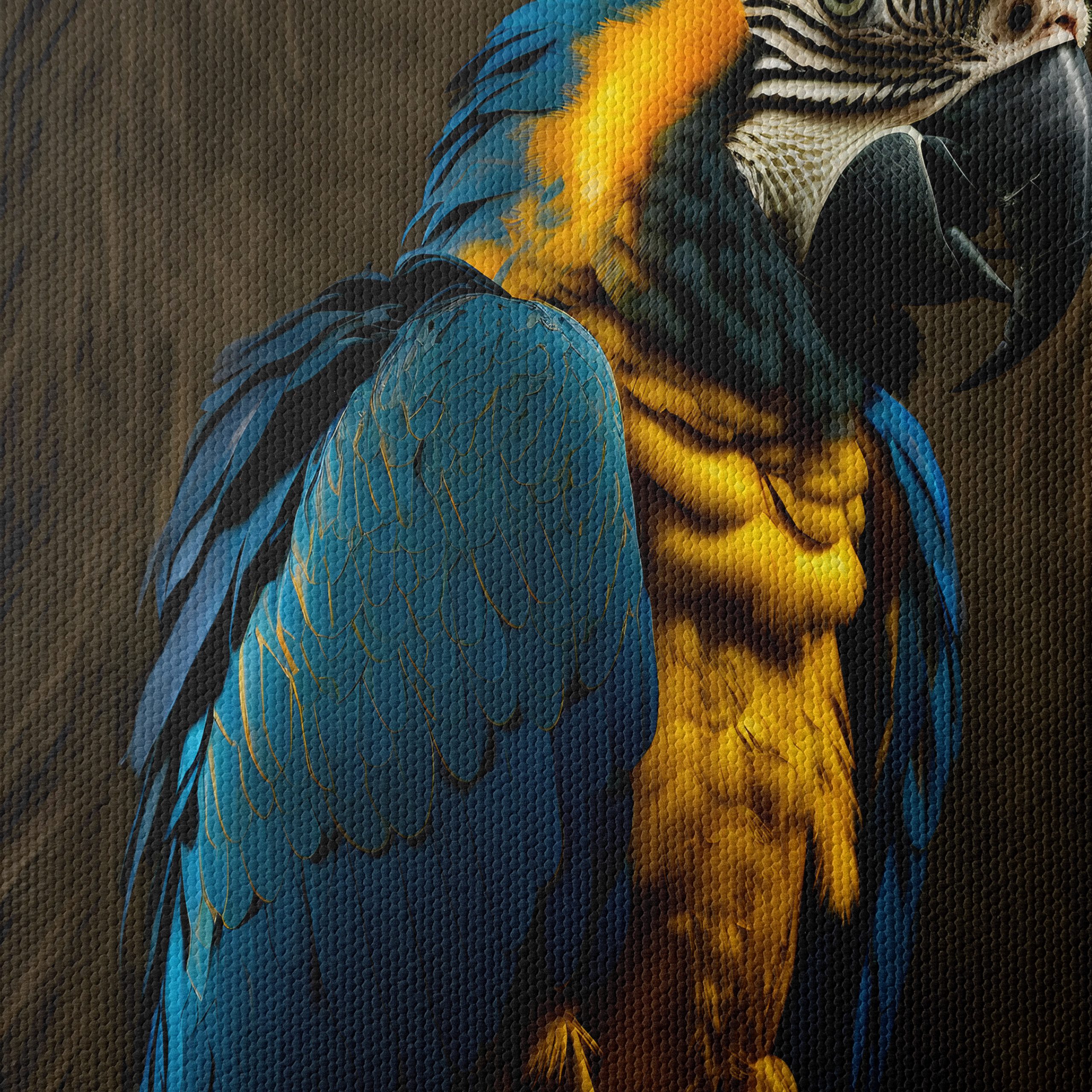Stunning Macaw Parrot Wall Art - Image 4