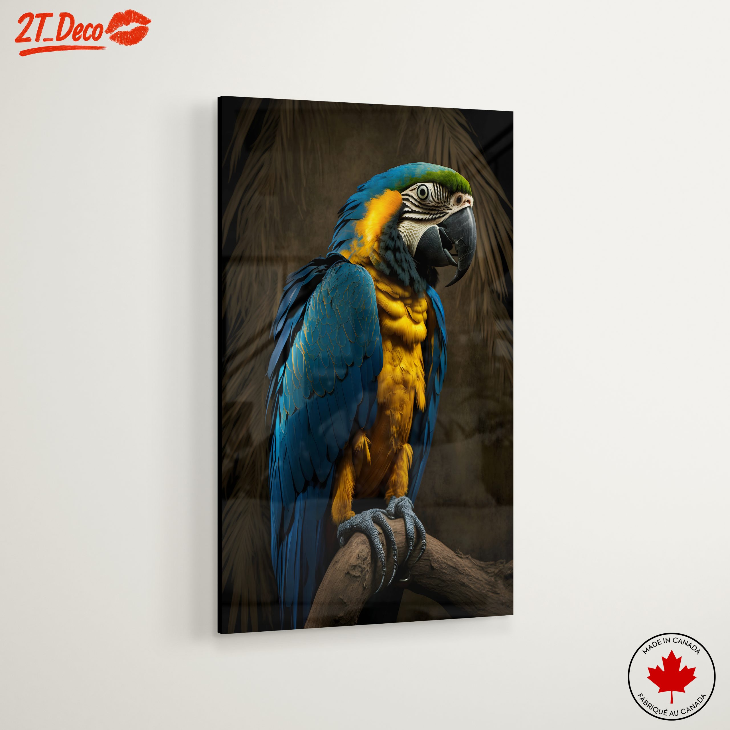 Stunning Macaw Parrot Wall Art - Image 6