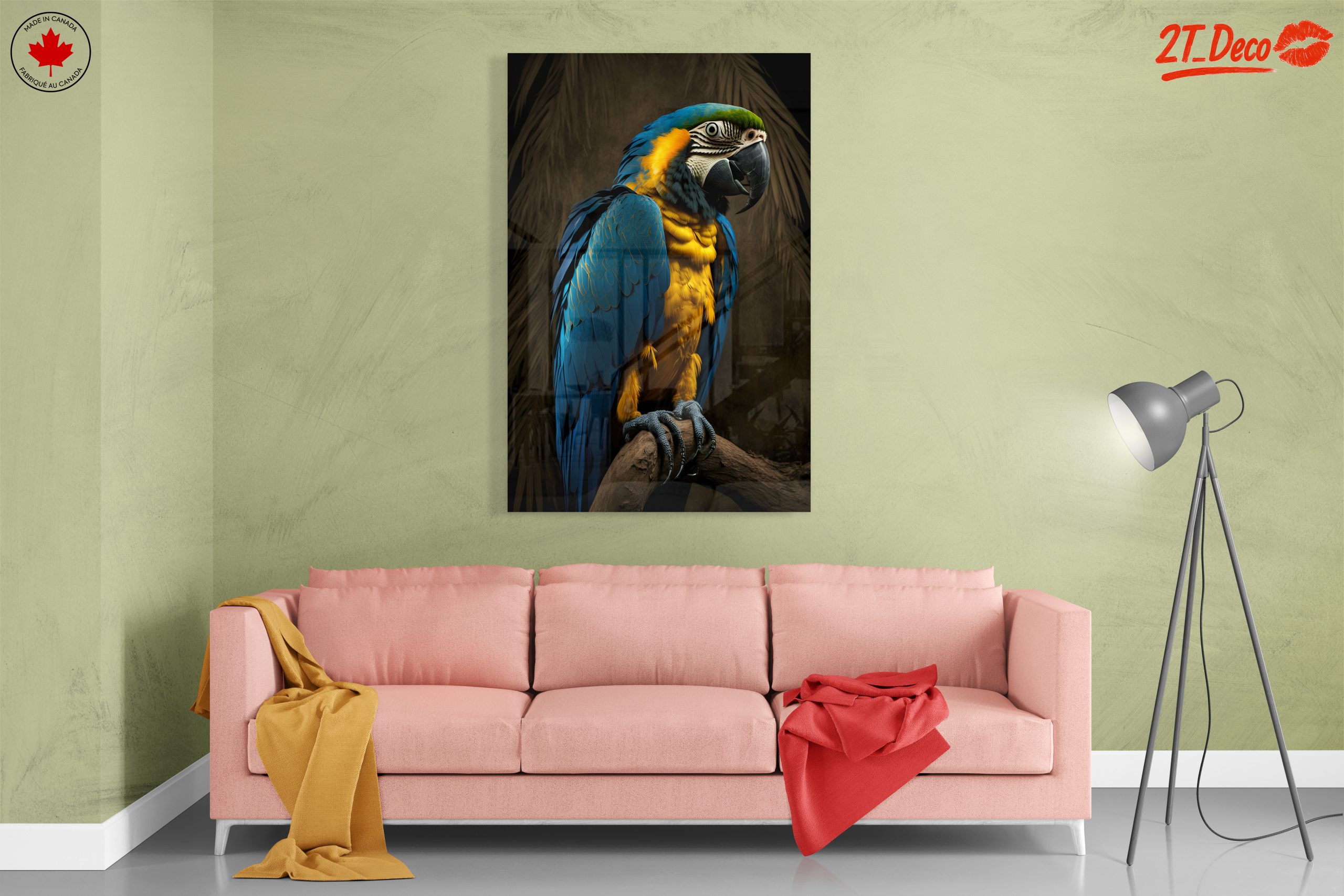 Stunning Macaw Parrot Wall Art - Image 7