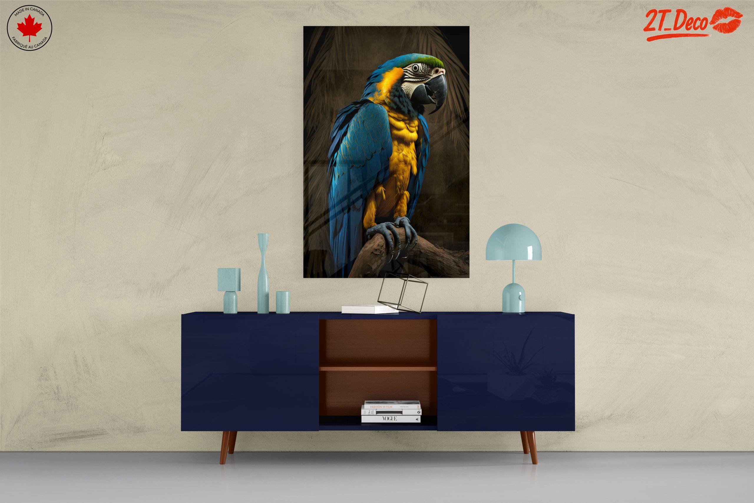 Stunning Macaw Parrot Wall Art - Image 8