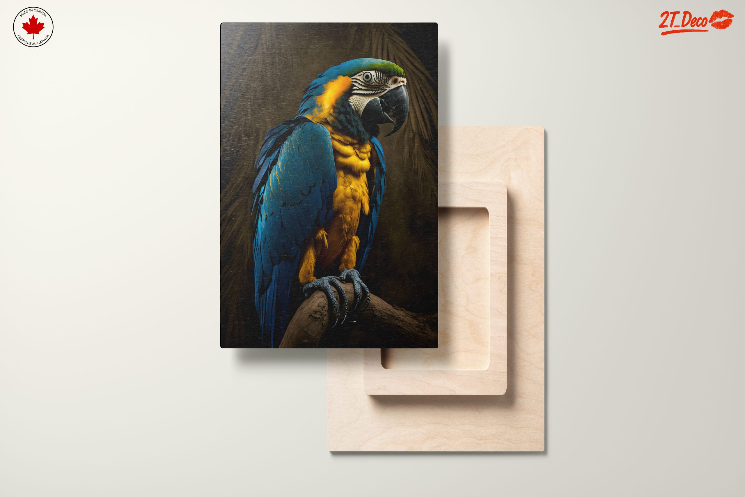 Stunning Macaw Parrot Wall Art - Image 11