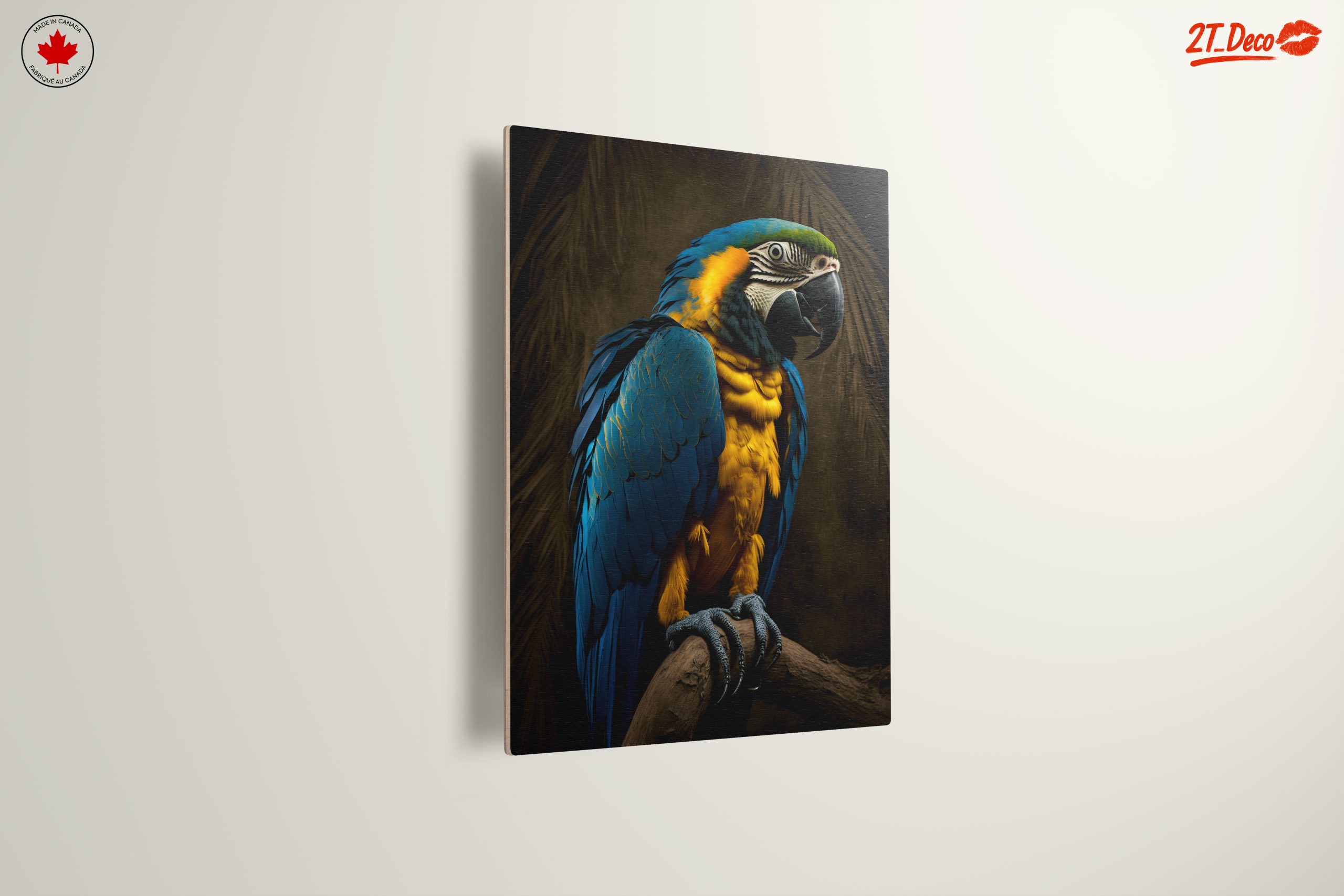 Stunning Macaw Parrot Wall Art - Image 13